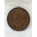 AUSTRALIA 1933/2 . ONE 1 PENNY . OVERDATE . MAJOR PLANCHET ERROR 